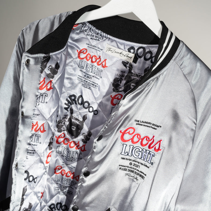 Coors Light Official Tm - Stadium Jacket - Silver - The Laundry Room