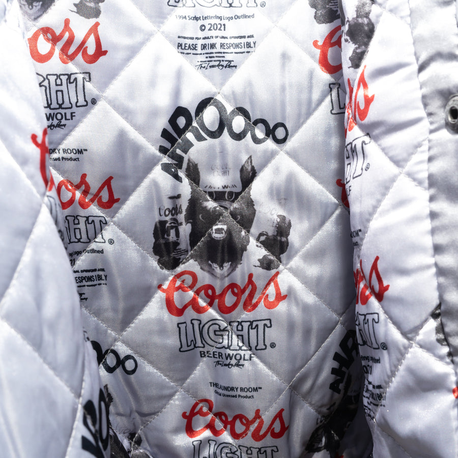 Coors Light Official Tm - Stadium Jacket - Silver - The Laundry Room