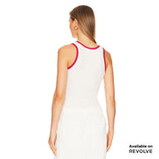 Welcome To New York - Rib Tank - White & Red White & Red / XS