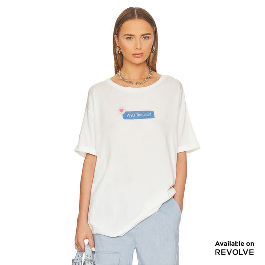 Wyd Tequila - Oversized Tee - White White / XS