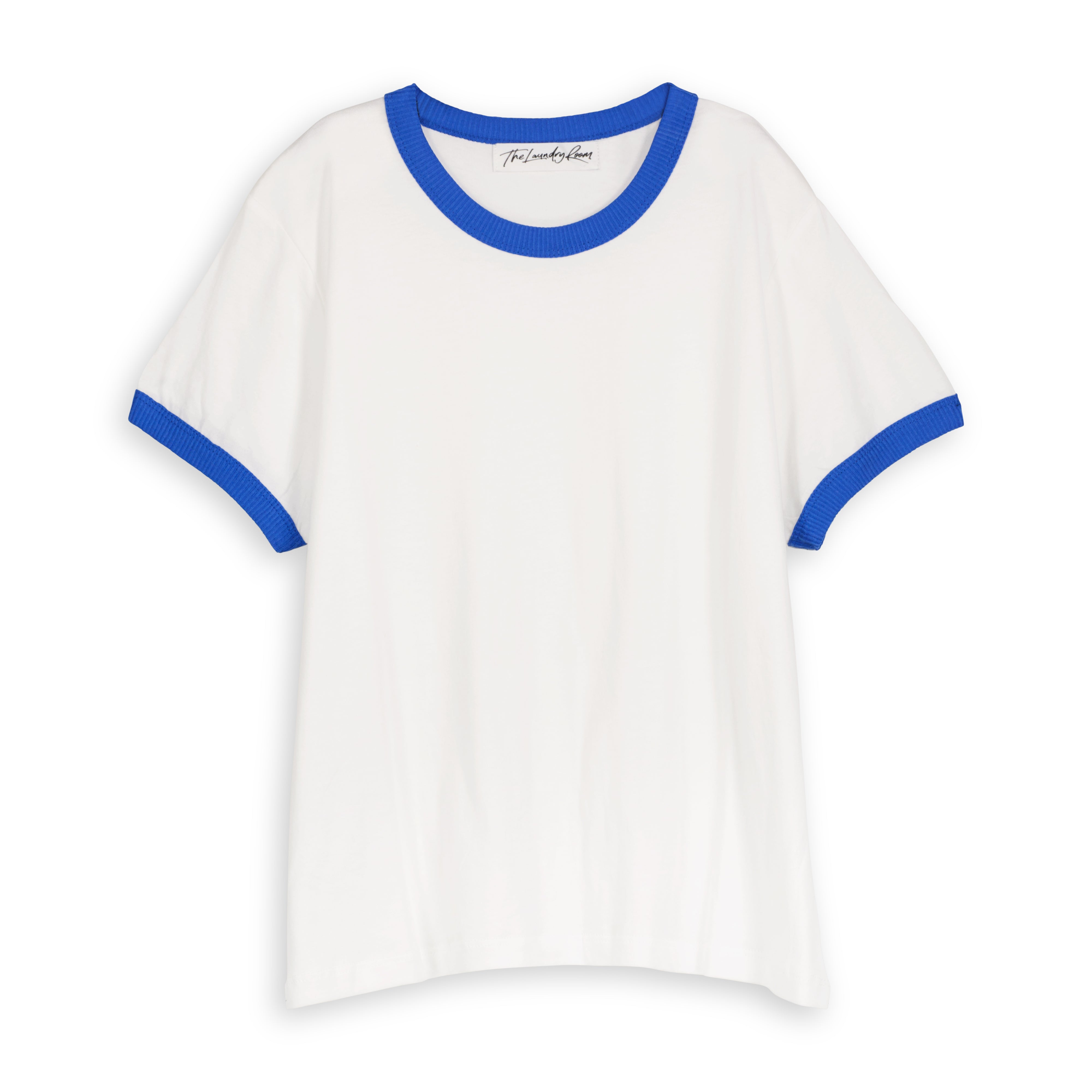 【POSE NUMBER EIGHT】P.T RINGER TEE (WHITE/SMOKE BLUE) POSE NUMBER EIGHT P.T Ringer Tee - White/Smoke Blue