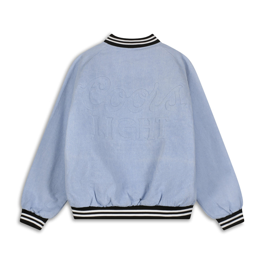 Coors Light Ghost - Stadium Denim Jacket - Chambray Blue - The Laundry Room