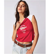 Thirst Knows No Season - Raglan Baby Tee - Red & White - The Laundry Room