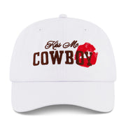 Kiss Me Cowboy - Papa Cap - White - The Laundry Room