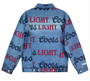Coors Light Big Colors Logo - Printed Denim Jacket - Salton Sea - The Laundry Room