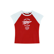 Thirst Knows No Season - Raglan Baby Tee - Red & White - The Laundry Room