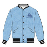 California Cl Bear - Stadium Denim Jacket - Chambray Blue - The Laundry Room