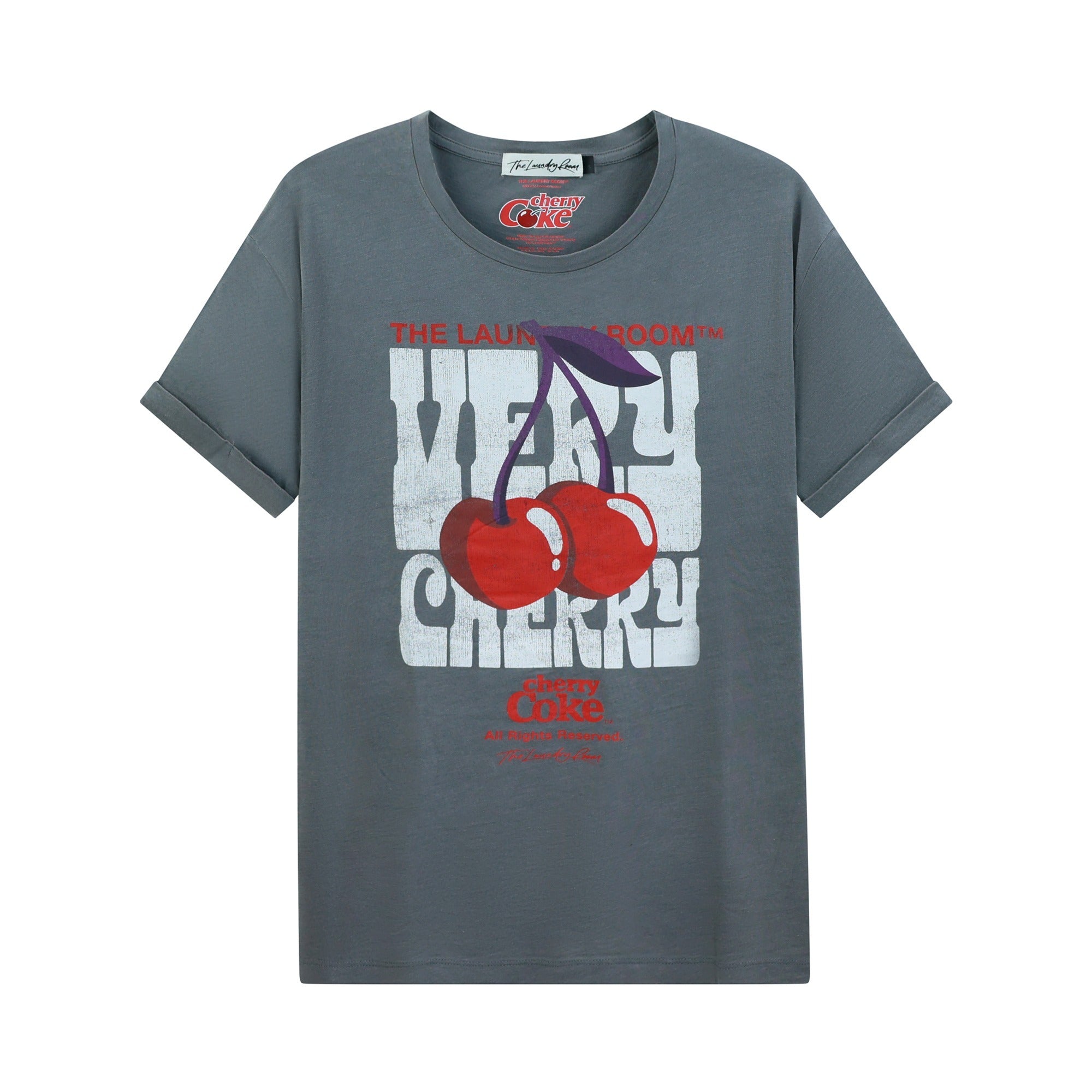 Very Cherry Coke - Oversized Tee - Gravity Grey– The Laundry Room
