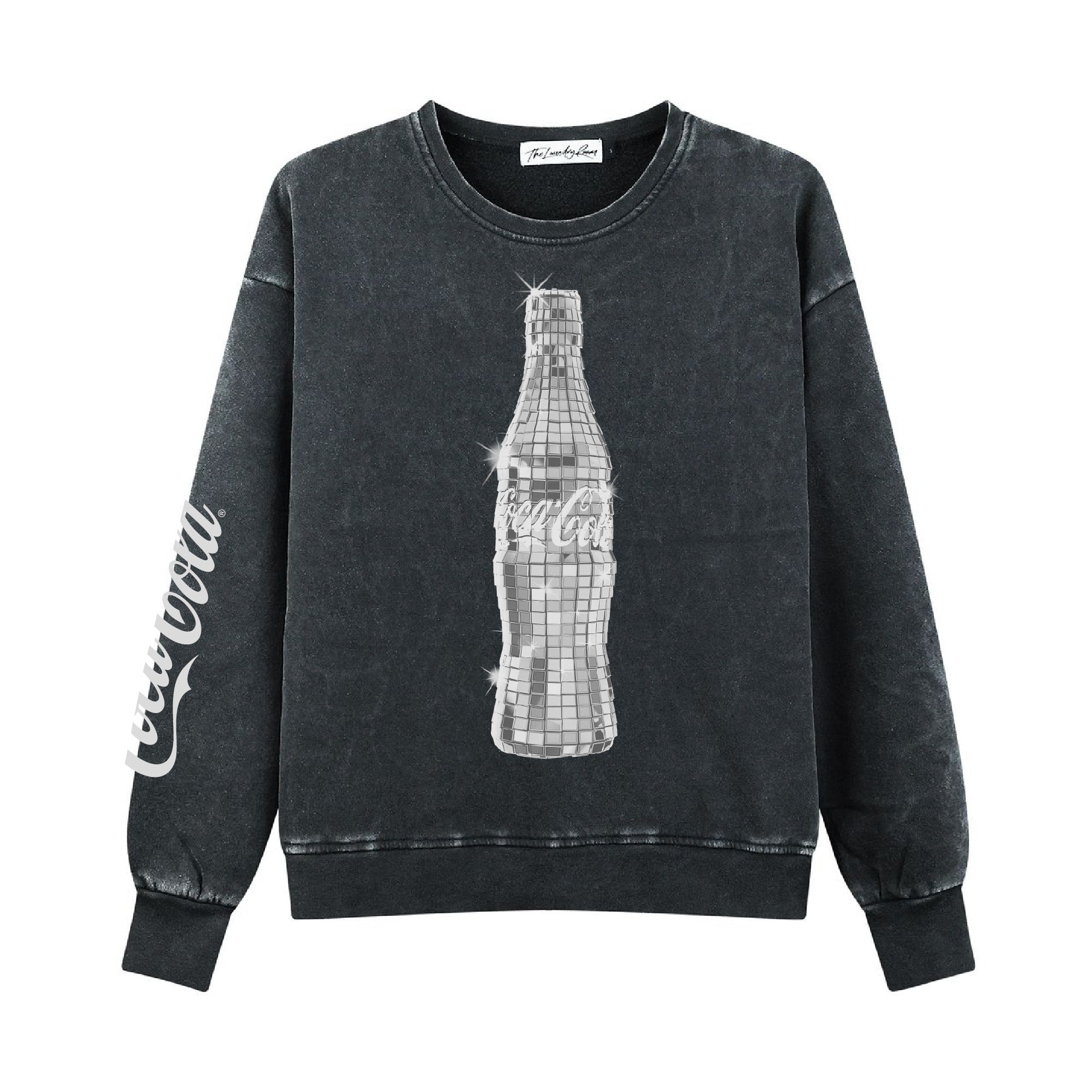 Coca Cola Disco - Classic Crewneck Sweater - Black Snow– The
