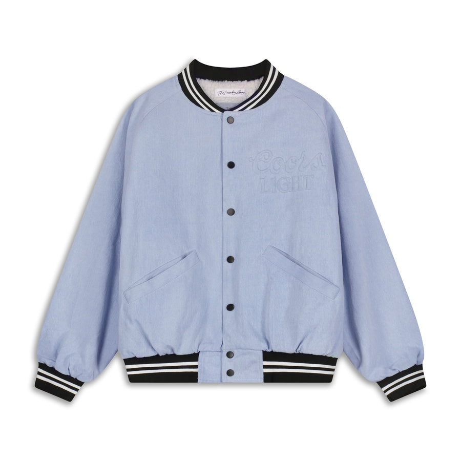 Coors Light Ghost - Stadium Denim Jacket - Chambray Blue - The Laundry Room