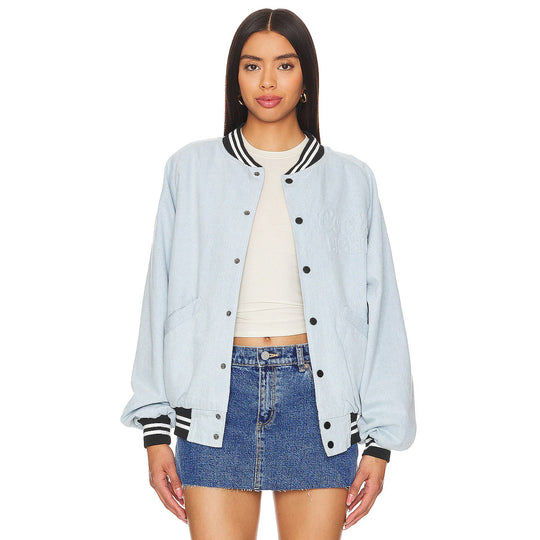 Coors Light Ghost - Stadium Denim Jacket - Chambray Blue - The Laundry Room