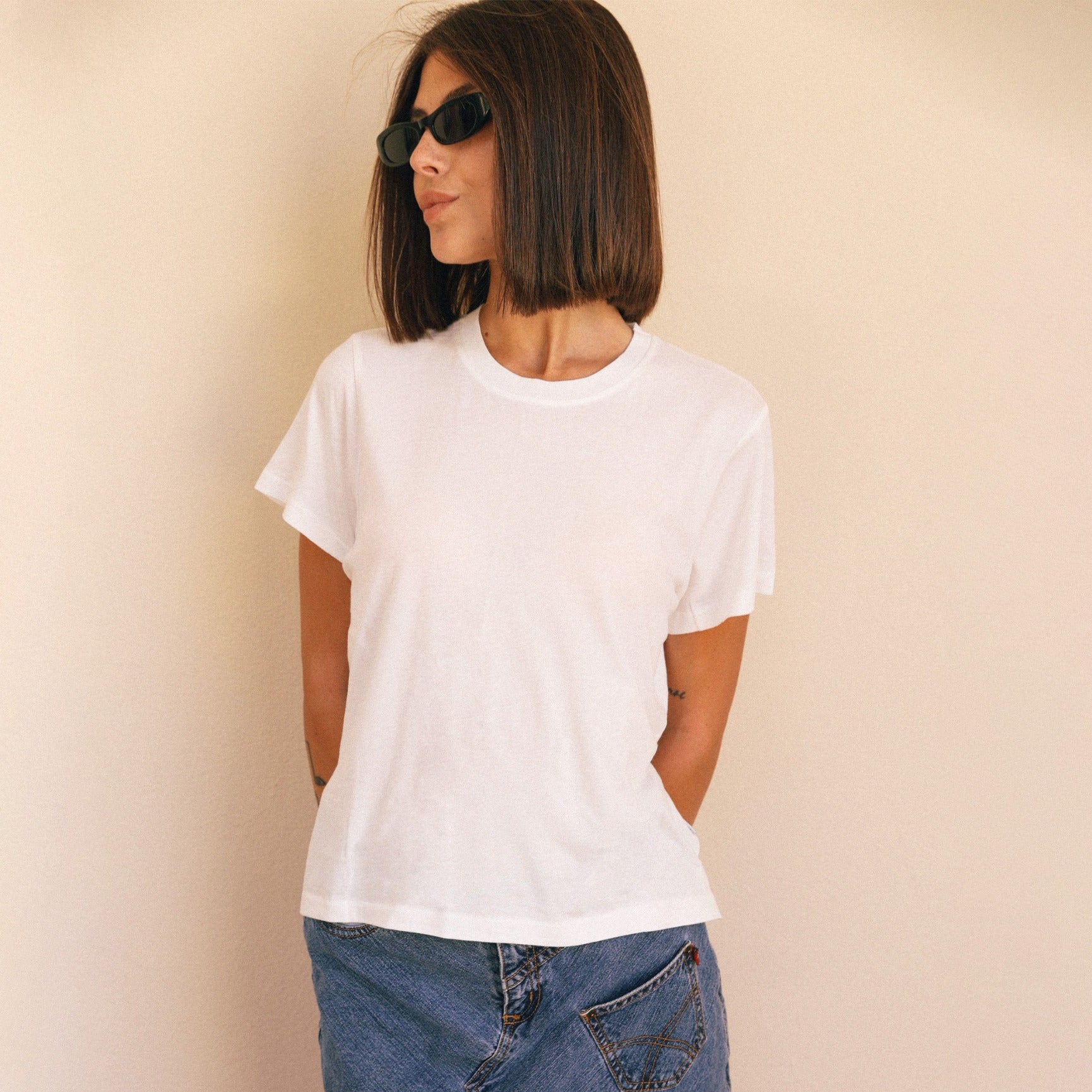 Essentials - Perfect Tee - White | The Laundry Room