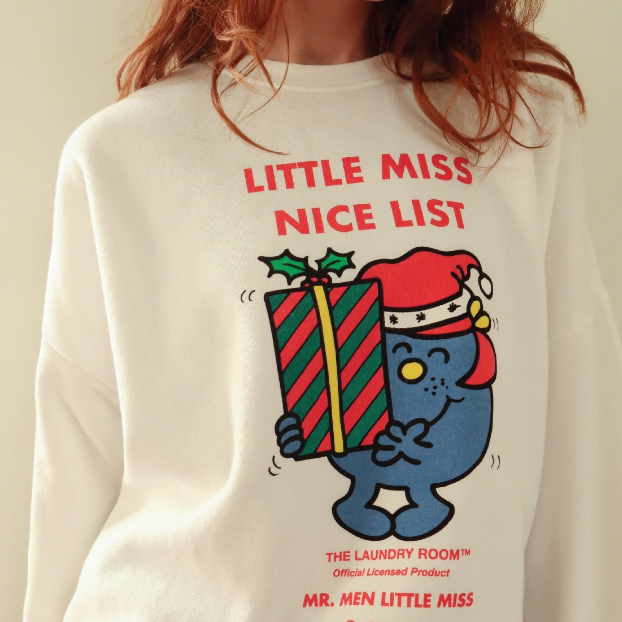 Little Miss Nice List - Jump Jumper - White | The Laundry Room