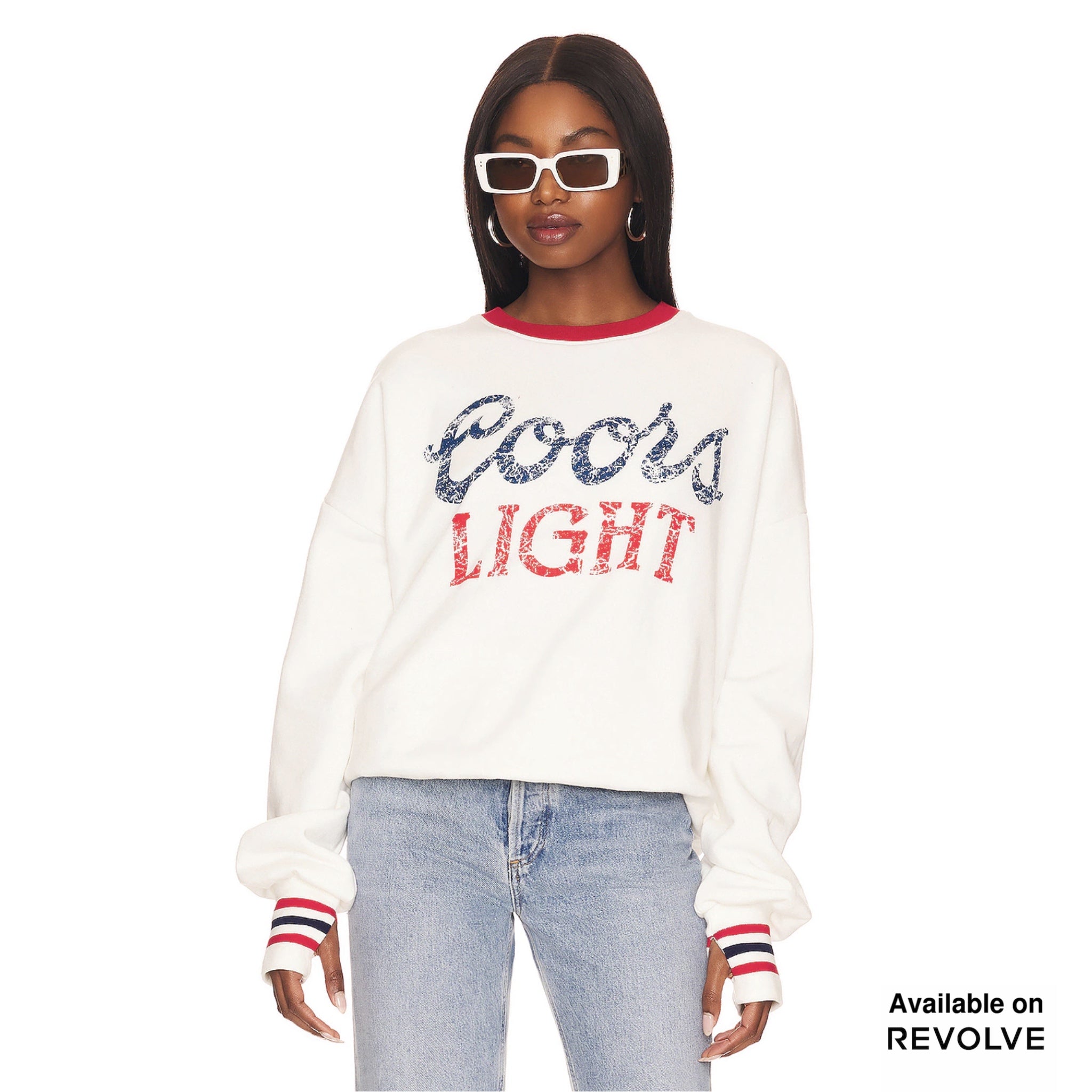 Coors Light Crackle 1980 - Jump Jumper - White & Red | The