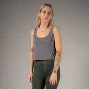 Essentials - Boxy Tank - Gravity Grey