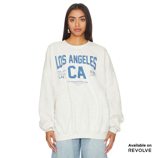 Welcome To Los Angeles - Jump Jumper - Pebble Heather - The Laundry Room