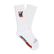 Beer Wolf - Sock - White White / OS