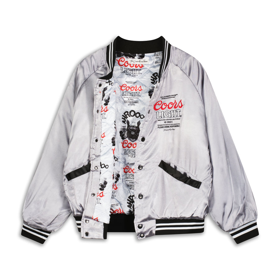 Coors Light Official Tm - Stadium Jacket - Silver Silver / XS