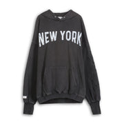 New York Smiley - Hideout Hoodie - Black Snow Black Snow / XS