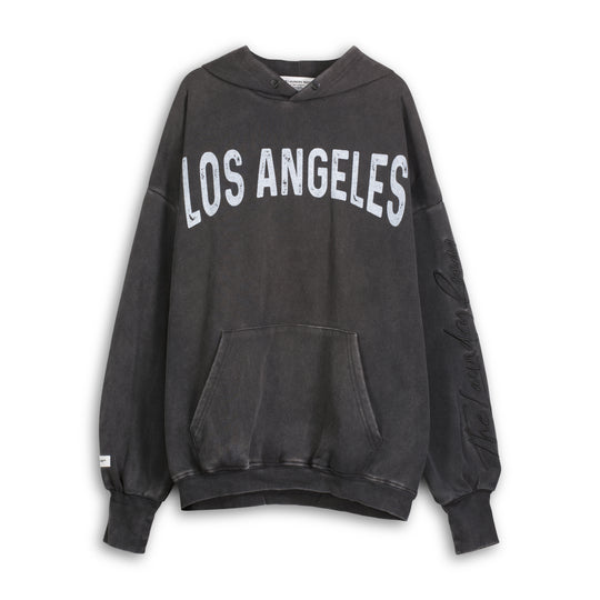 Los Angeles Smiley - Hideout Hoodie - Black Snow Black Snow / XS