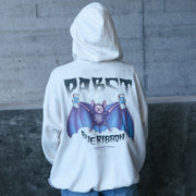 Pabst Blue Ribbon Bat - Hideout Hoodie - Bone