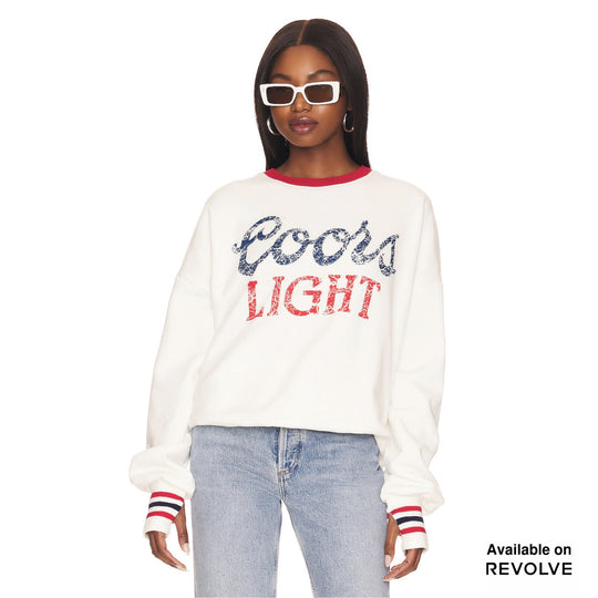 Coors Light 1980 - Jump Jumper - White & Red White & Red / XS