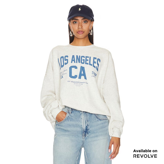 Welcome To Los Angeles - Jump Jumper - Pebble Heather Pebble Heather / XS