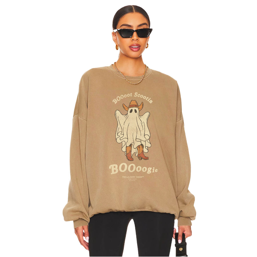 Boooot Scootin Boooogie - Jump Jumper - Camel Gold