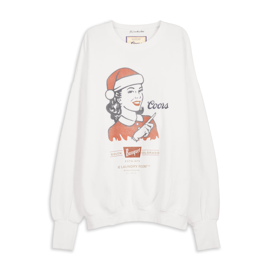 Gimme Coors - Jump Jumper - White White / XS