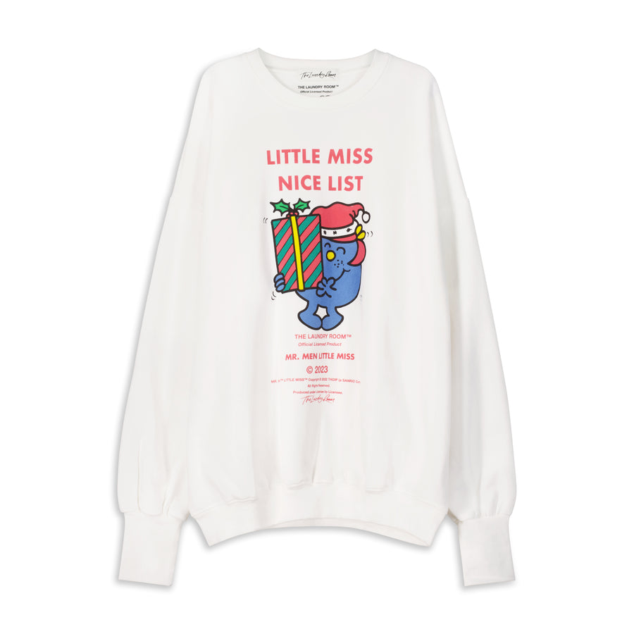 Little Miss Nice List - Jump Jumper - White White / XS