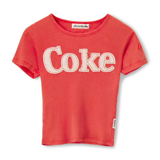 Coke Patchwork - Baby Tee - Red Red / XS