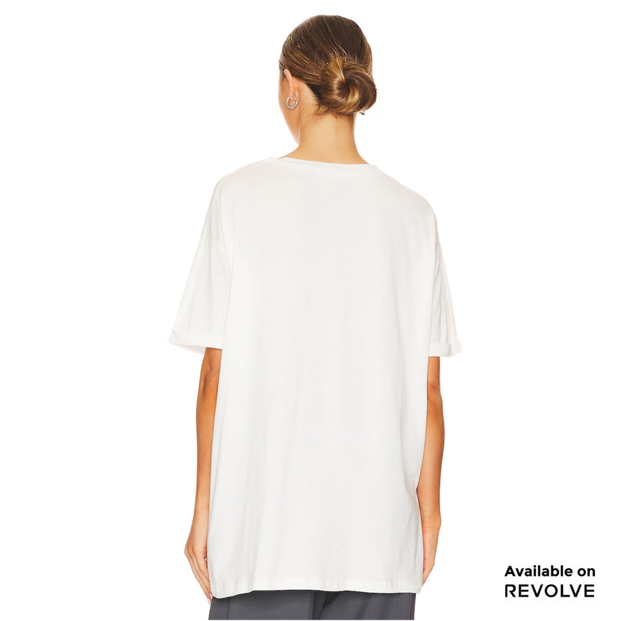 Be Kind Stamp - Oversized Tee - White White / XS