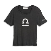 Libra Stitch - Baby Tee - Black Snow