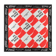 Coca Cola Real Thing - Silky Bandana - Red & White