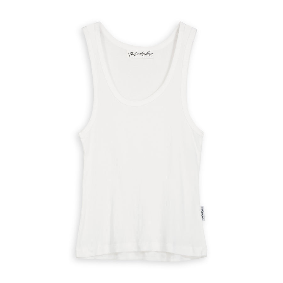 Essentials - Rib Tank - White