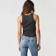 Stardom - Rib Tank - Black Snow