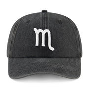 Vintage Scorpio - Papa Cap - Black Snow