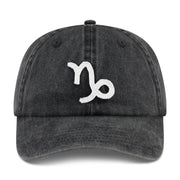 Vintage Capricorn - Papa Cap - Black Snow