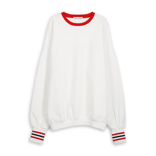 Essentials - Jump Jumper - White & Red