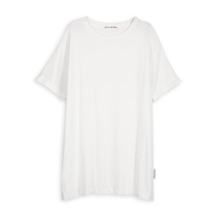 Essentials - Oversized Tee - White - The Laundry Room