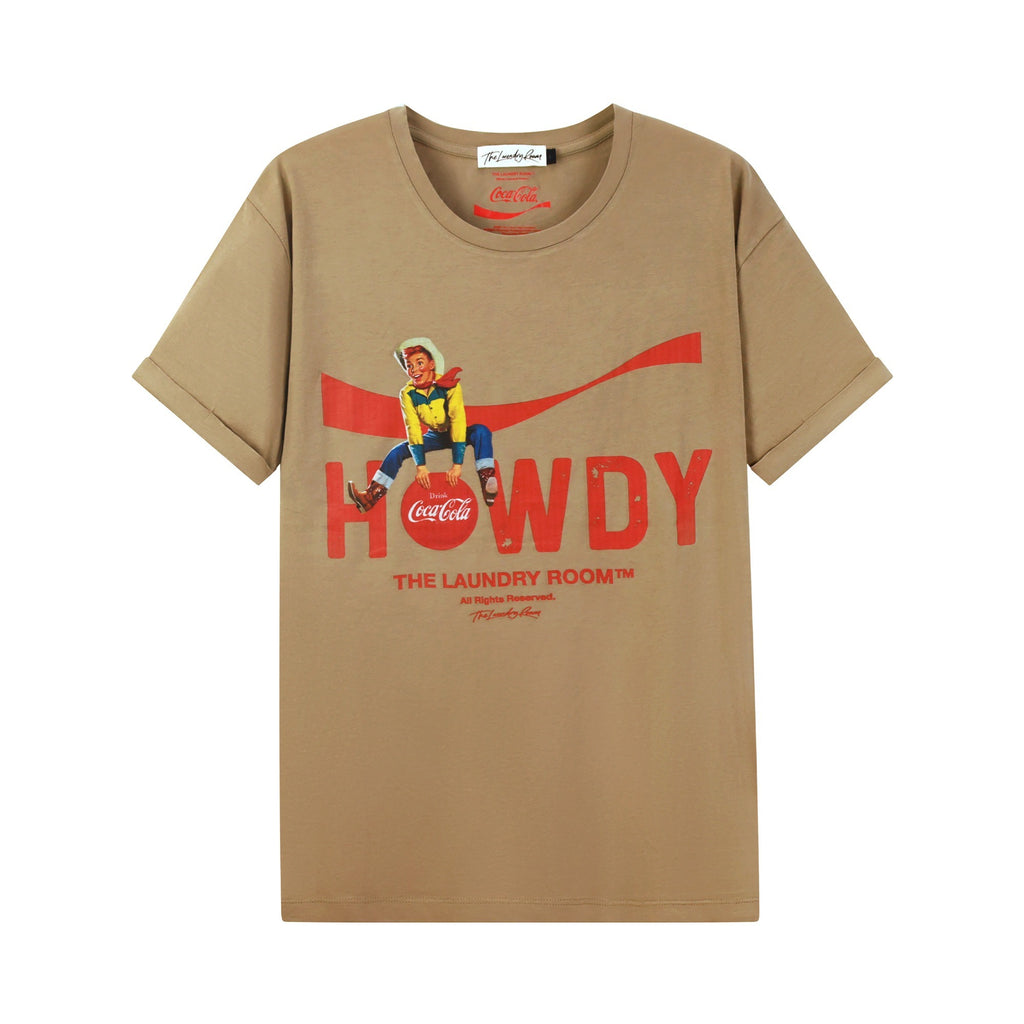 Howdy Coke - Oversized Tee - Camel Gold– The Laundry Room