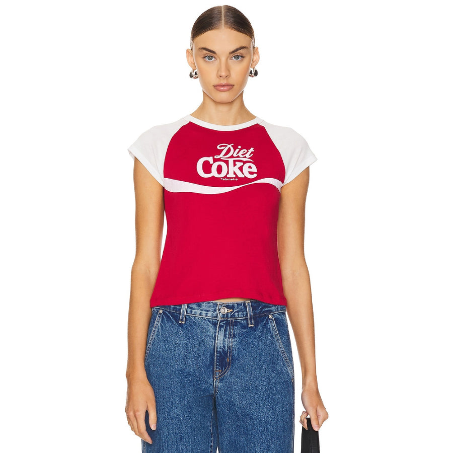 Diet Coke 94 - Baby Tee - Red & White