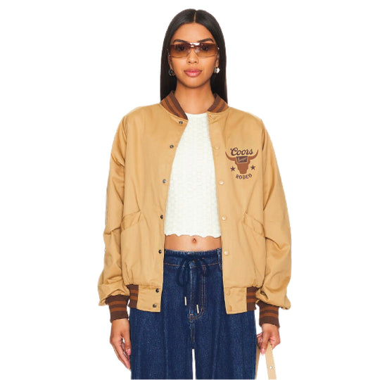 Coors Banquet Rodeo - Racing Jacket - Camel Gold - The Laundry Room