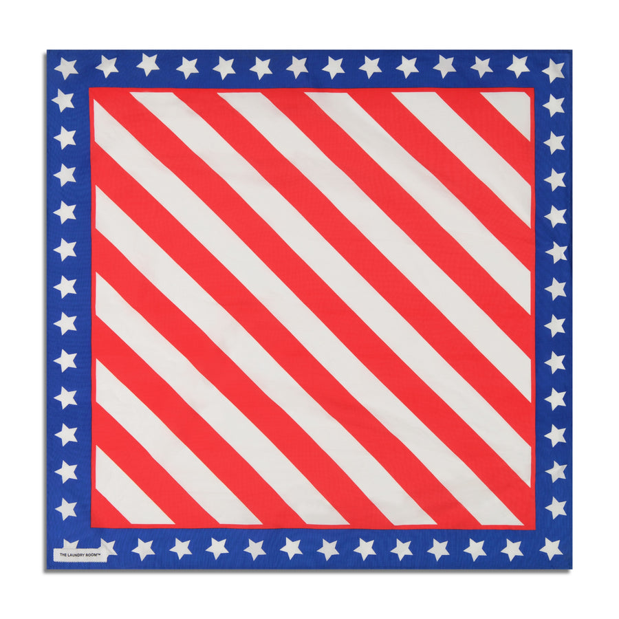 Freedom - Bandana - Red & White & Blue - The Laundry Room