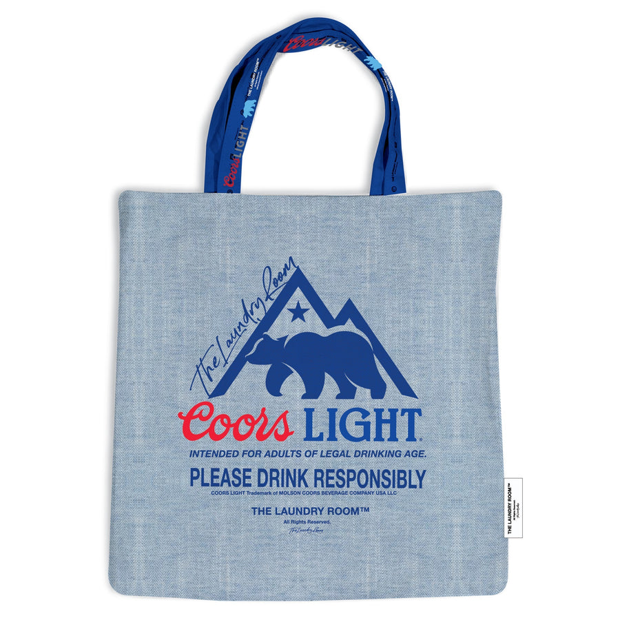 California Cl Bear - Big Trip Tote - Washed Blue Denim - The Laundry Room