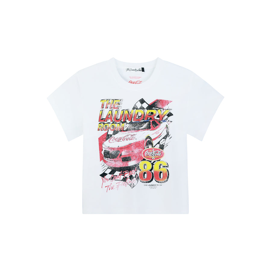 Coca Cola 90'S Racing - Perfect Tee - White
