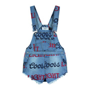 Coors Light Big Colors Logo - Printed Denim Shortall - Salton Sea