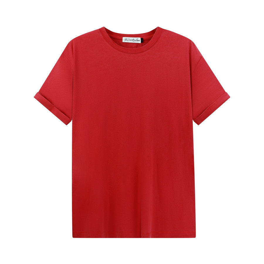 Essentials - Oversized Tee - Vintage Red - The Laundry Room