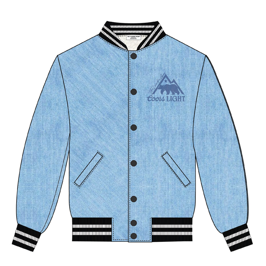 California Cl Bear - Stadium Denim Jacket - Chambray Blue