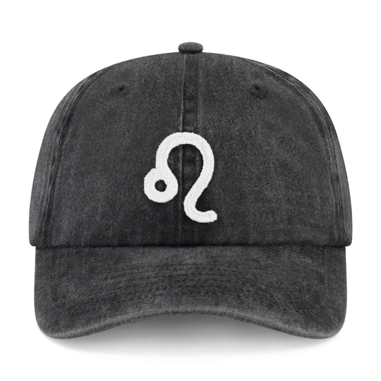 Vintage Leo - Papa Cap - Black Snow - The Laundry Room